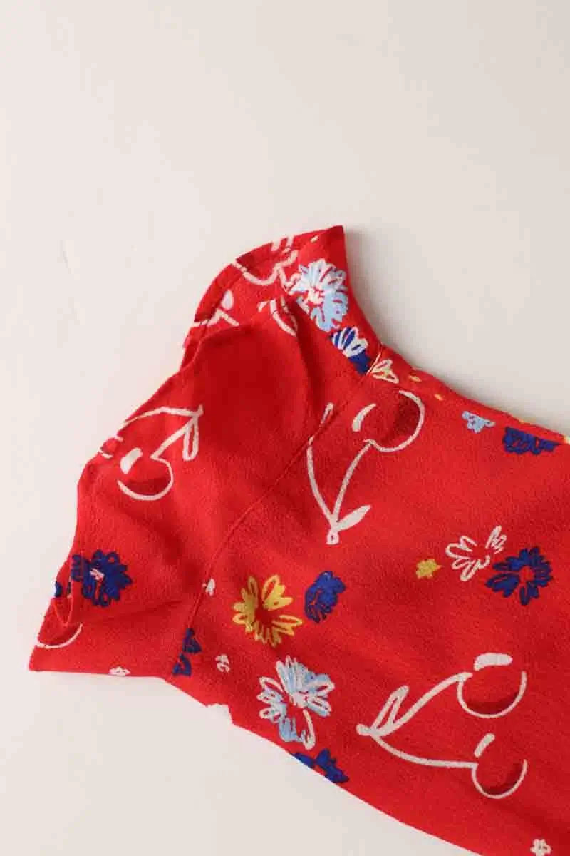 Robe Claudie Pierlot Rouge en Synthétique