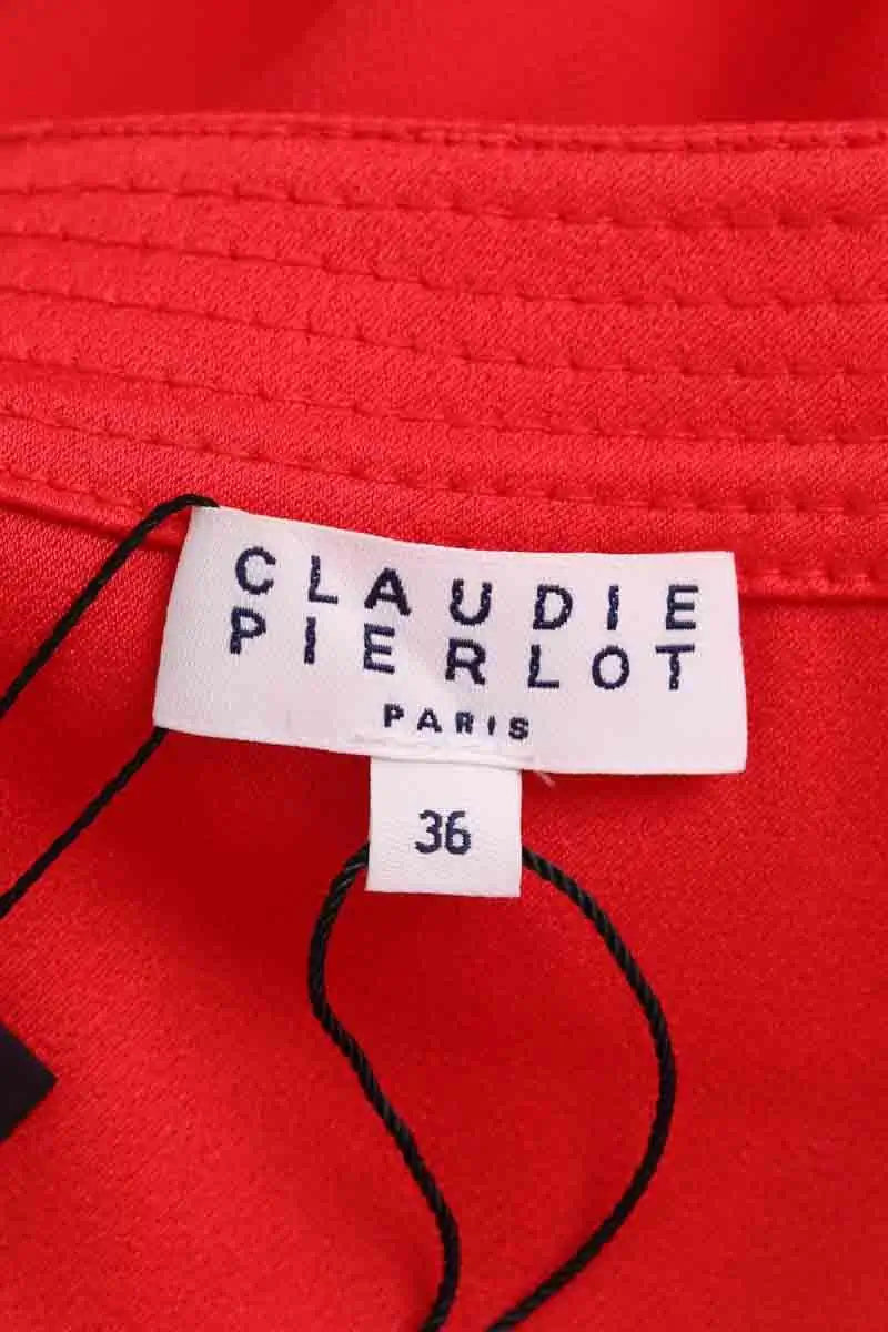 Robe Claudie Pierlot Rouge en Synthétique