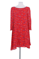 Robe Claudie Pierlot Rouge en Viscose, taille L - Seconde Main