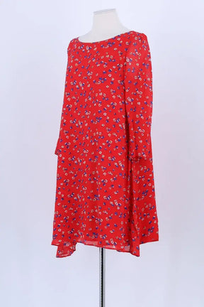 Robe Claudie Pierlot Rouge en Viscose