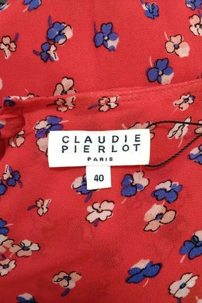 Robe Claudie Pierlot Rouge en Viscose