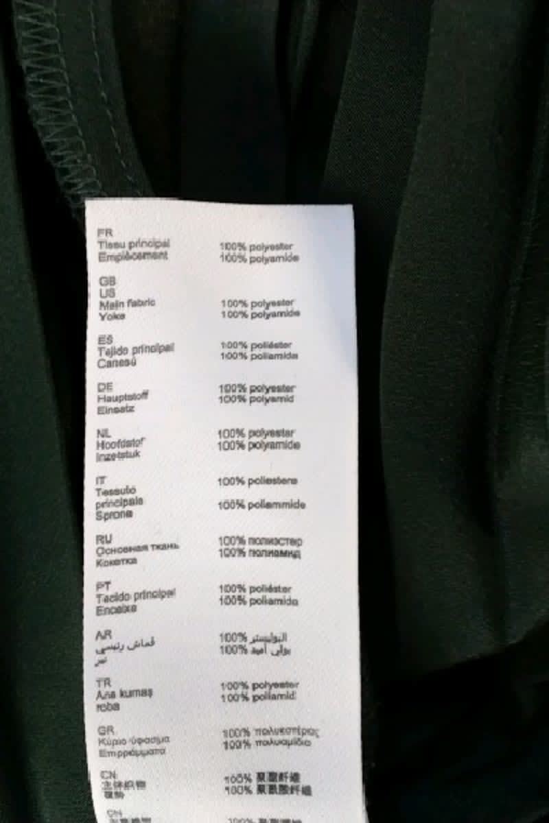 Robe Claudie Pierlot Vert en Polyester
