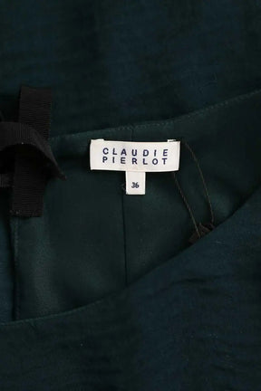Robe Claudie Pierlot Vert en Polyester