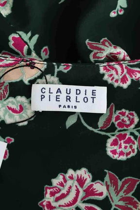 Robe Claudie Pierlot Vert en Viscose