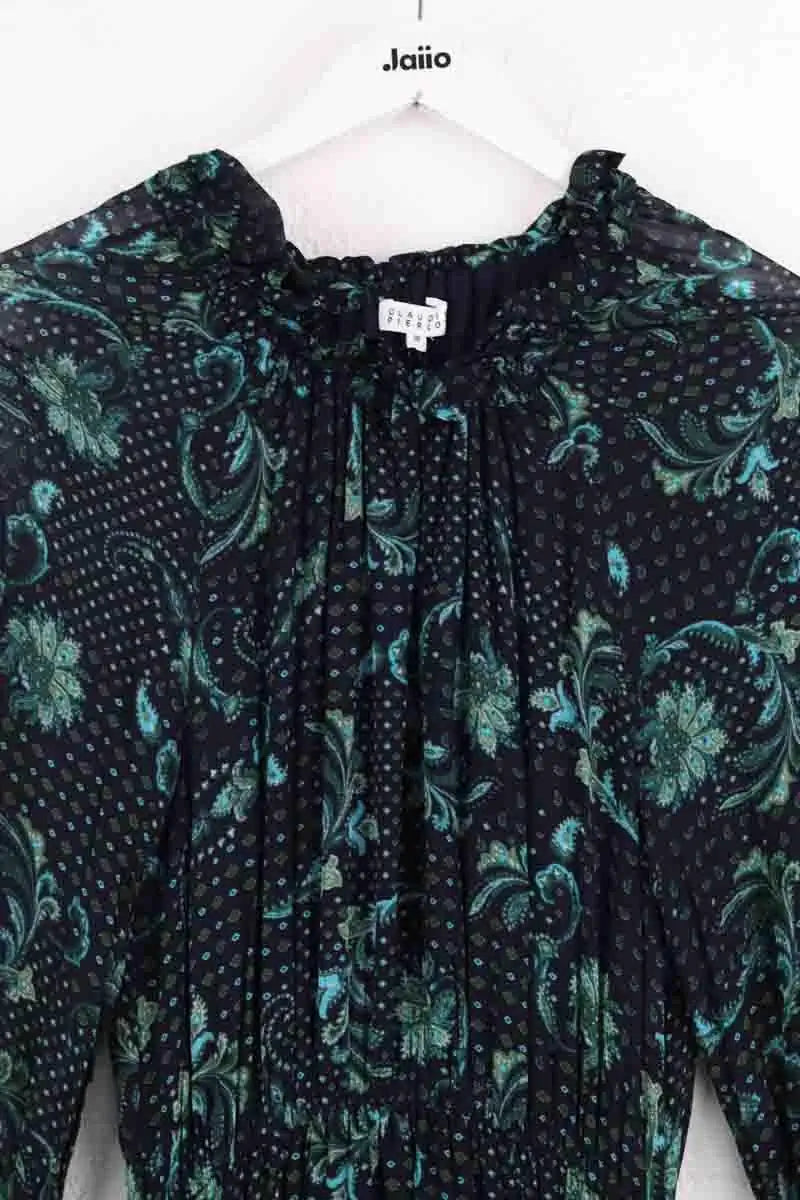 Robe Claudie Pierlot Vert en Viscose