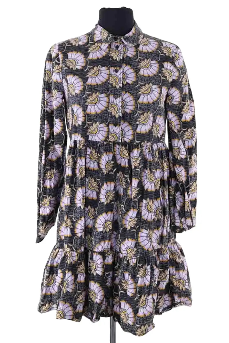 Robe Claudie Pierlot Violet en Coton, taille S - Seconde Main