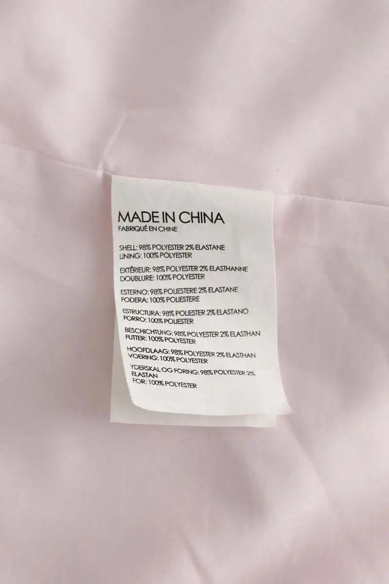 Robe Club Monaco Rose en Polyester