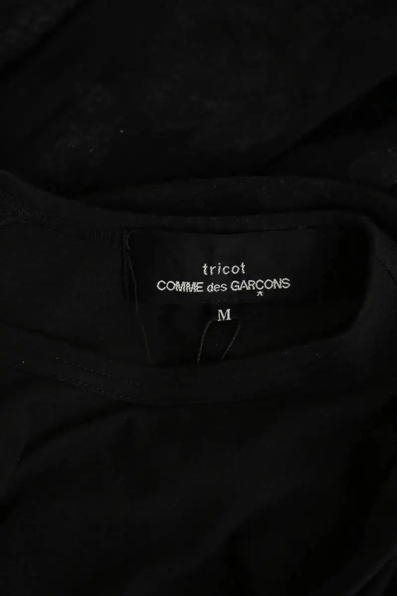 Robe Comme Des Garçons Noir en Coton