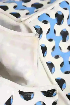 Robe Courrèges Bleu en Coton