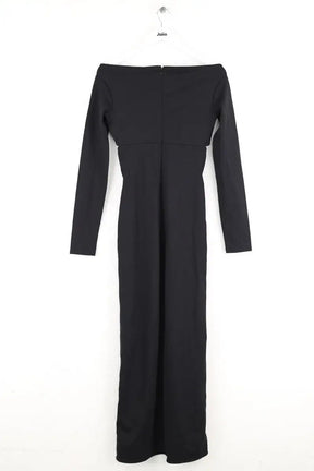 Robe Courrèges Diamond cut out technical dress Noir en Polyamide