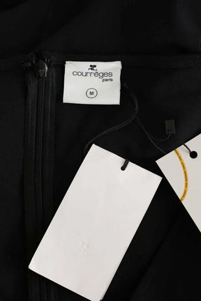 Robe Courrèges Diamond cut out technical dress Noir en Polyamide