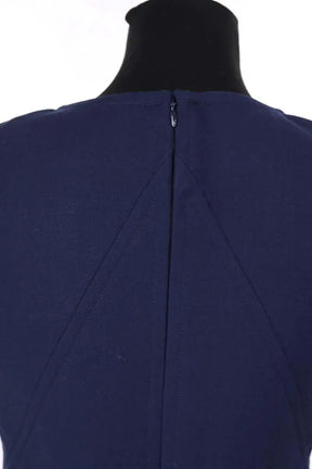 Robe Courrèges Marine en Laine