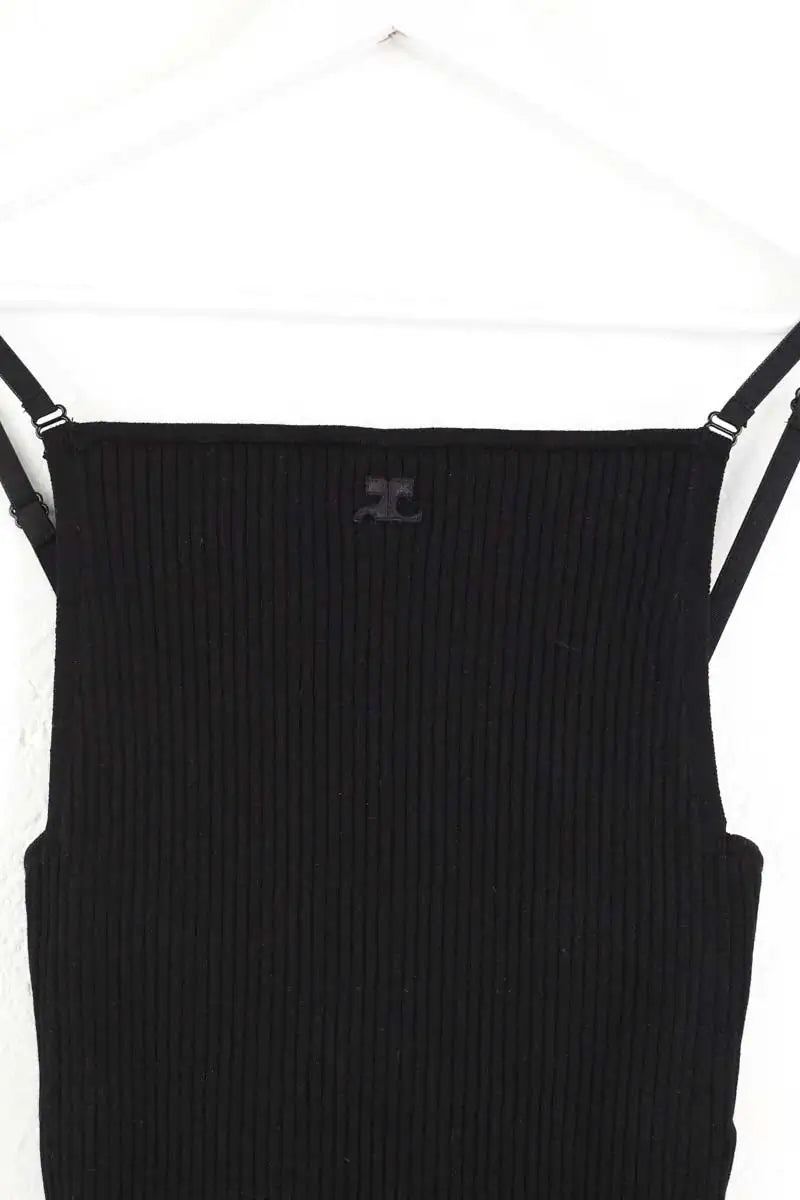 Robe Courrèges Noir en Viscose