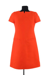 Robe Courrèges Orange en Soie, taille S - Seconde Main