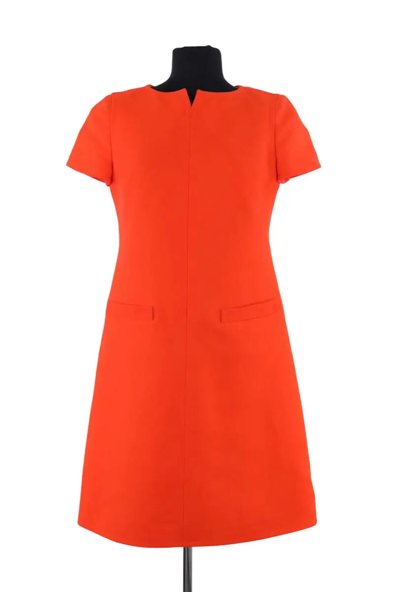 Robe Courrèges Orange en Soie, taille S - Seconde Main