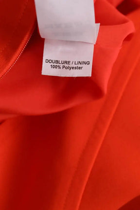Robe Courrèges Orange en Soie