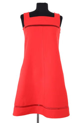 Robe Courrèges Rouge en Synthétique, taille S - Seconde Main