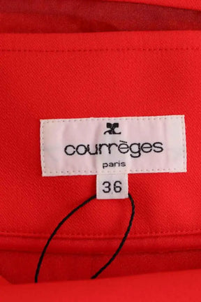 Robe Courrèges Rouge en Synthétique