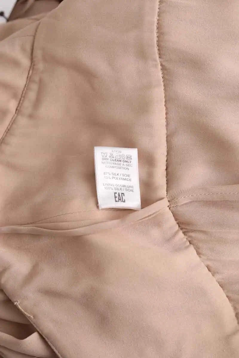 Robe de cérémonie Elie Saab Beige en Viscose