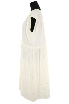 Robe Des Petits Hauts Beige en Coton