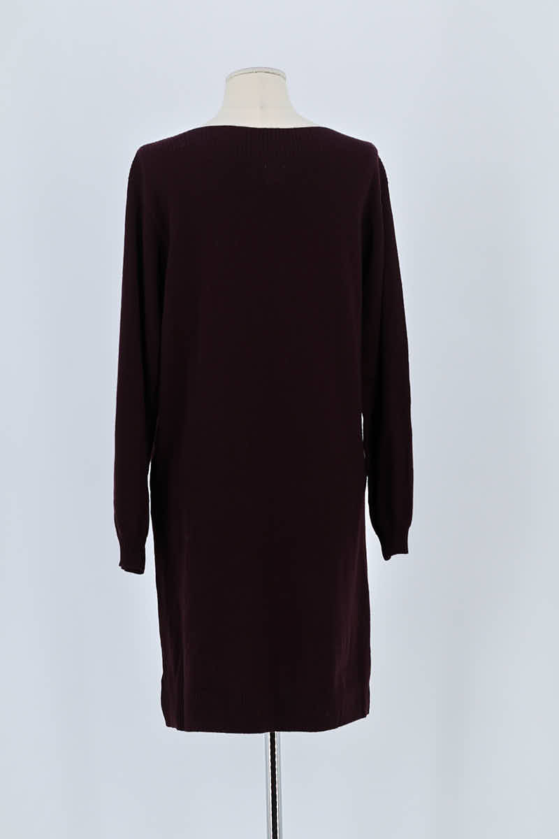 Robe Des Petits Hauts Bordeaux en Laine