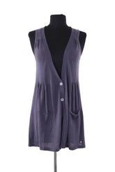 Robe Des Petits Hauts Gris en Coton, taille S - Seconde Main