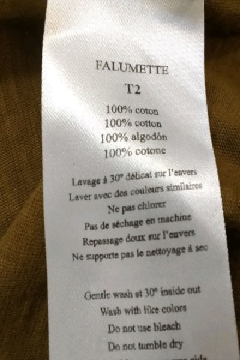 Robe Des Petits Hauts Kaki en Coton