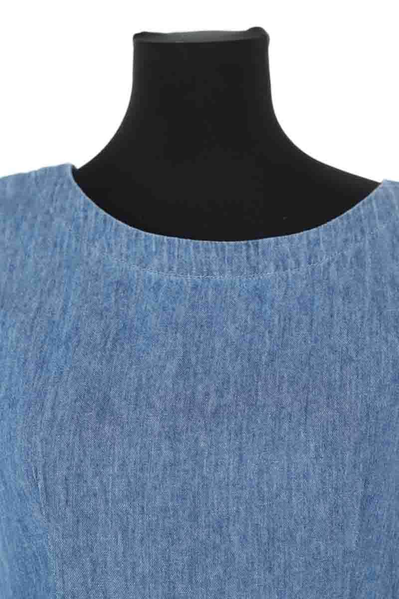 Robe Des Petits Hauts Leontine Bleu en Coton