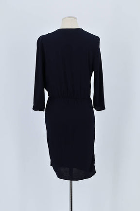 Robe Des Petits Hauts Marine en Viscose