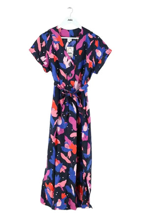 Robe Des Petits Hauts Multicolore en Lin, taille L - Seconde Main