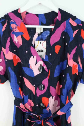 Robe Des Petits Hauts Multicolore en Lin