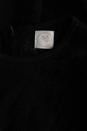 Robe Des Petits Hauts Noir en Laine