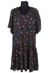 Robe Des Petits Hauts Noir en Viscose, taille S - Seconde Main