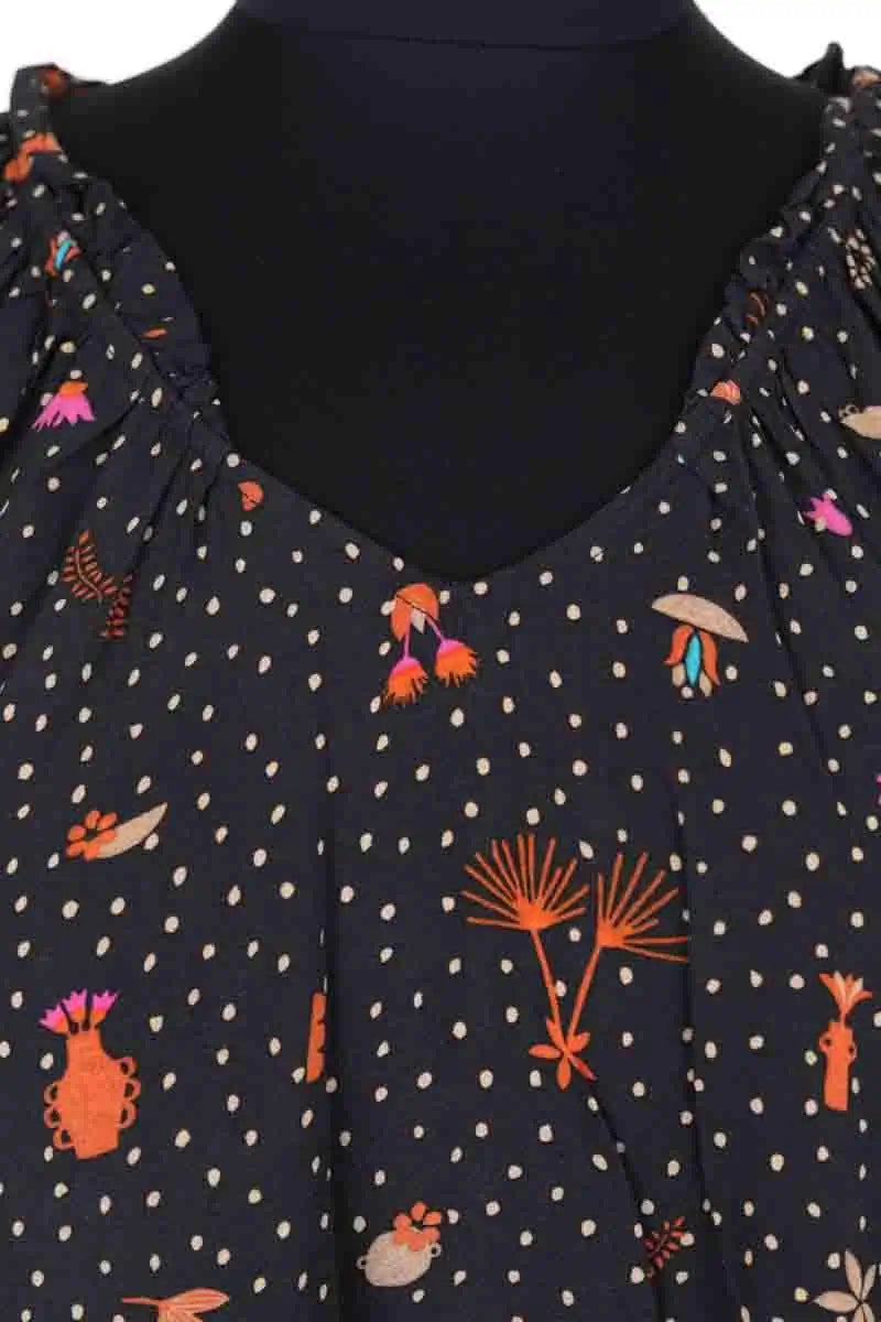 Robe Des Petits Hauts Noir en Viscose