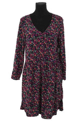 Robe Des Petits Hauts Noir en Viscose, taille XS - Seconde Main