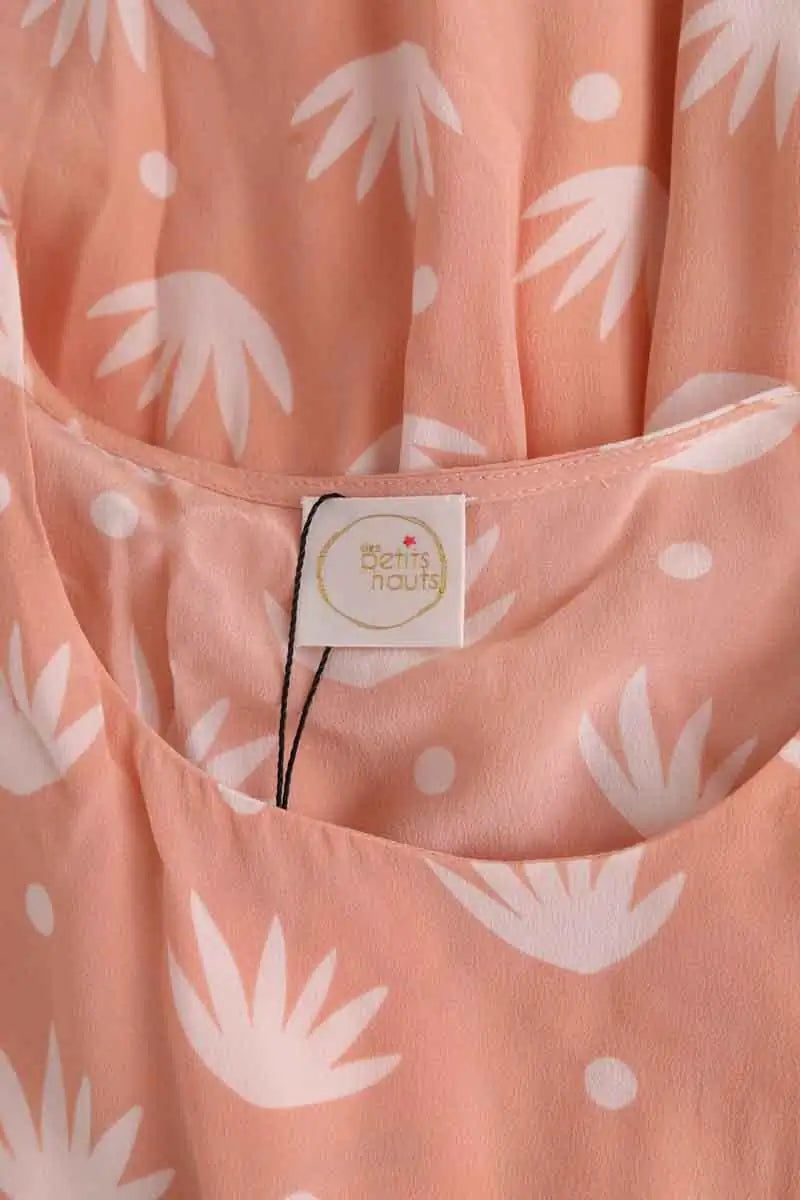 Robe Des Petits Hauts Rose en Soie