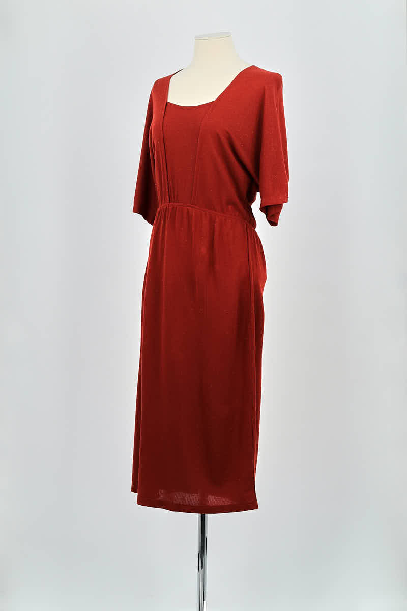 Robe Des Petits Hauts Rouge en Viscose