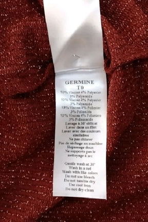 Robe Des Petits Hauts Rouge en Viscose