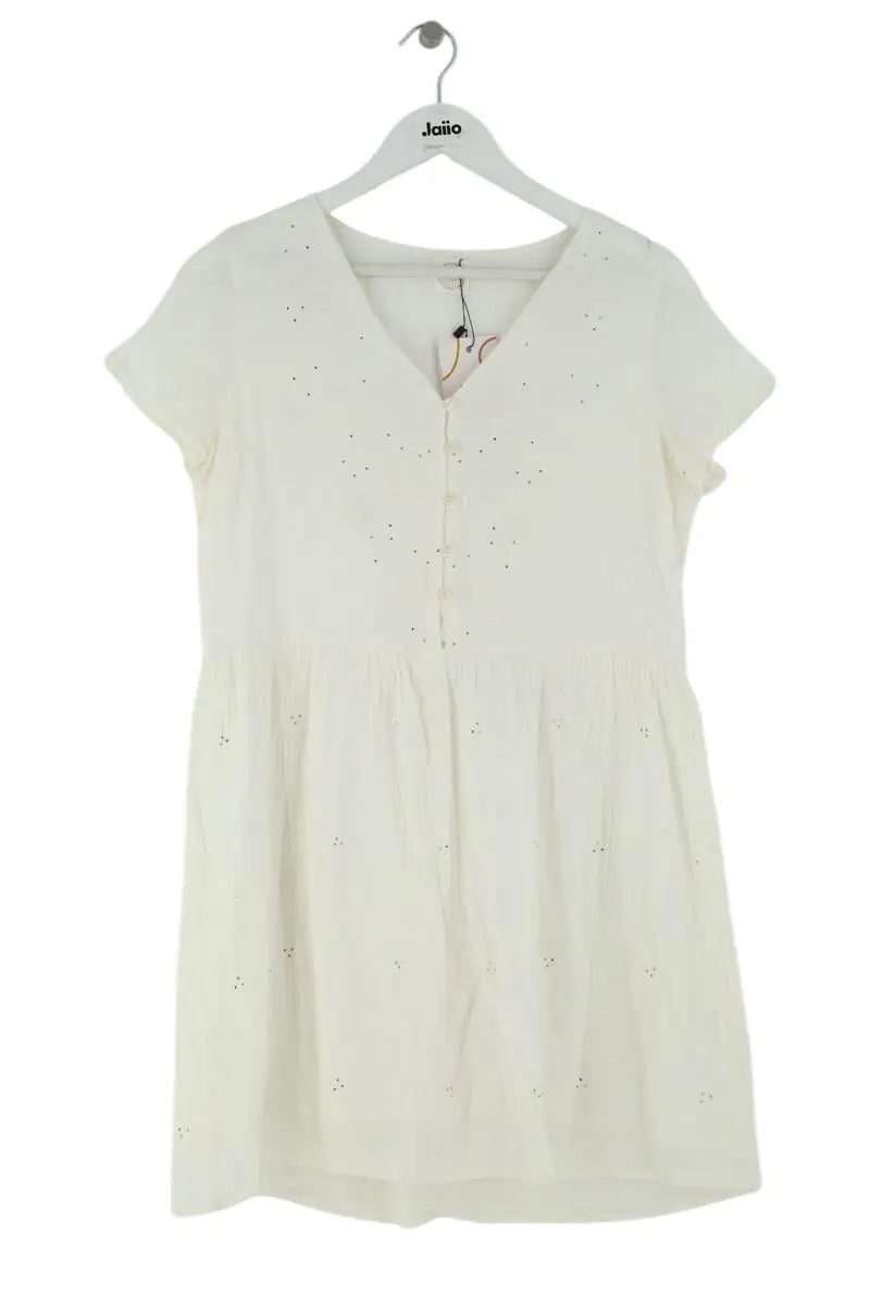 Robe Des Petits Hauts Sabano Blanc en Coton, taille S - Seconde Main