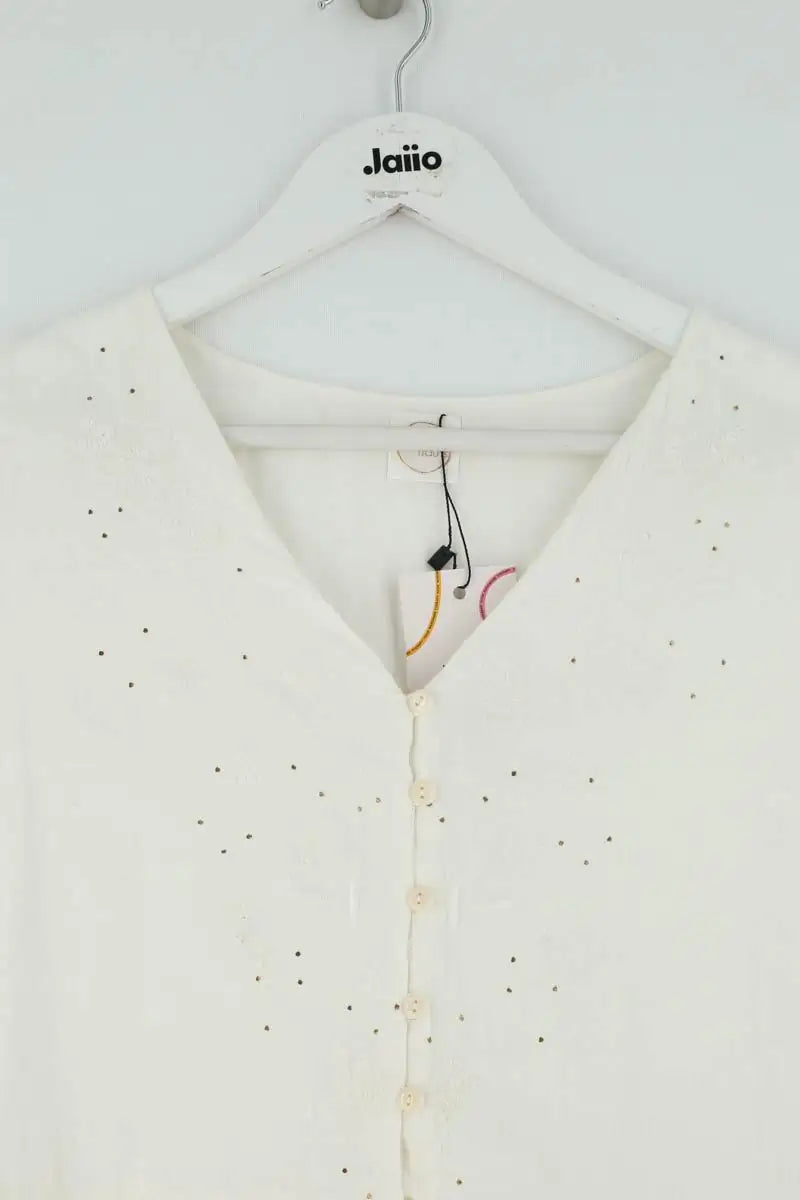 Robe Des Petits Hauts Sabano Blanc en Coton