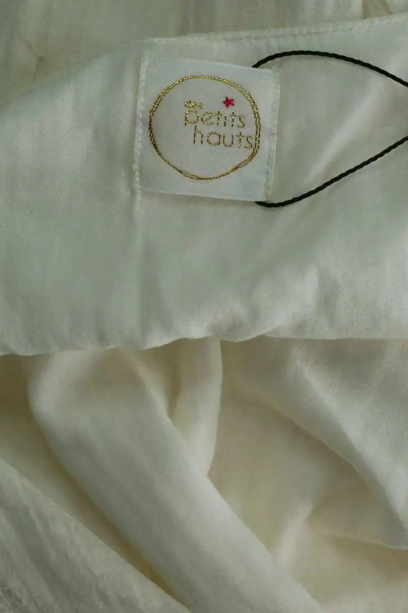 Robe Des Petits Hauts Sabano Blanc en Coton