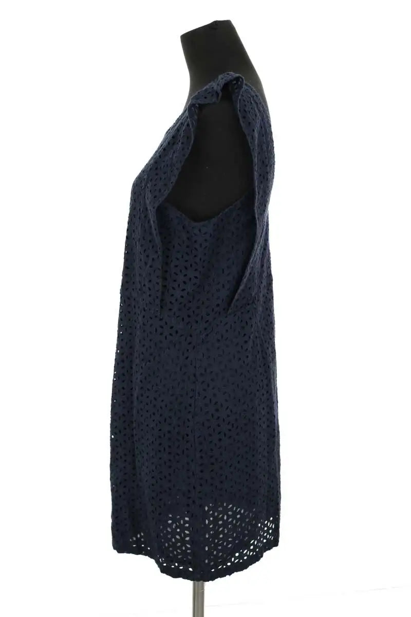 Robe Des Petits Hauts Sabine Marine en Coton