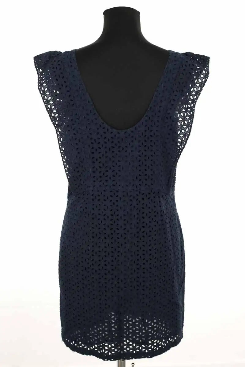 Robe Des Petits Hauts Sabine Marine en Coton