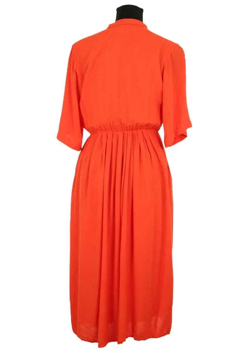 Robe Des Petits Hauts Satako Orange en Synthétique