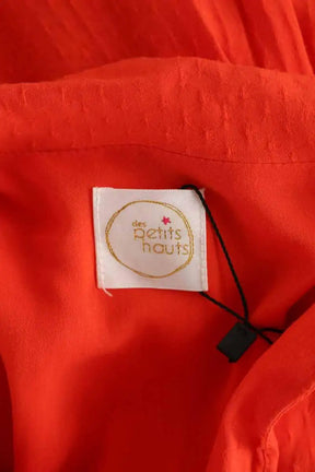 Robe Des Petits Hauts Satako Orange en Synthétique