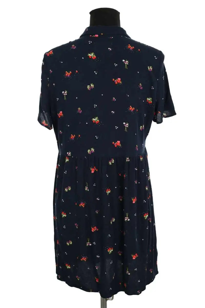 Robe Des Petits Hauts Verinette Bleu en Viscose