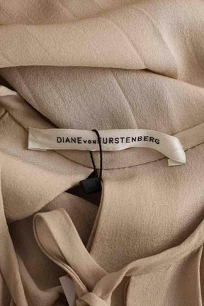 Robe Diane Von Furstenberg Beige en Synthétique