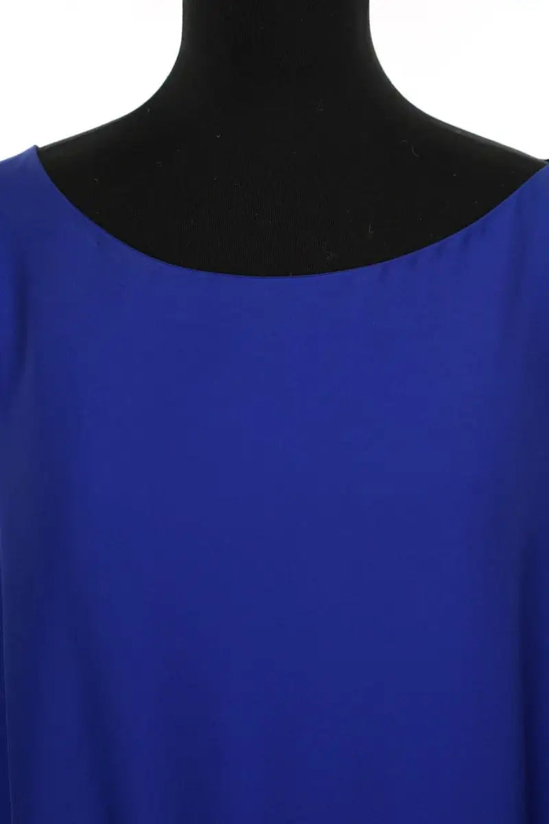 Robe Diane Von Furstenberg Bleu en Soie