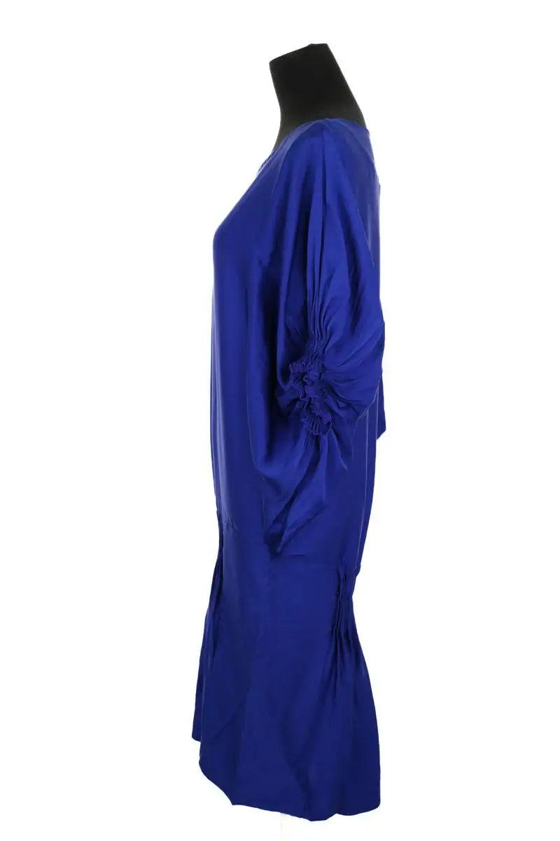 Robe Diane Von Furstenberg Bleu en Soie