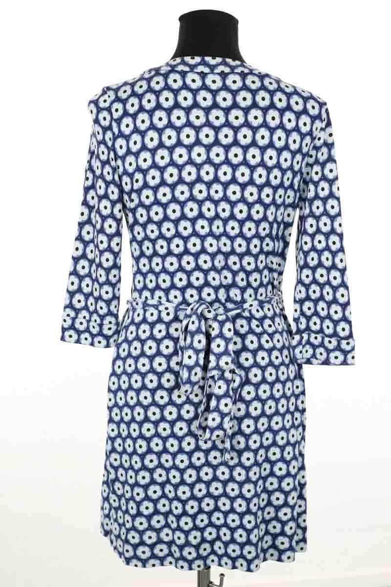 Robe Diane Von Furstenberg Bleu en Soie